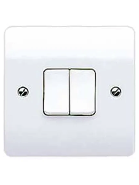 Replace 2Gang White Switch (No Hidden Fees - Price includes Parts, Labour and Tax included)