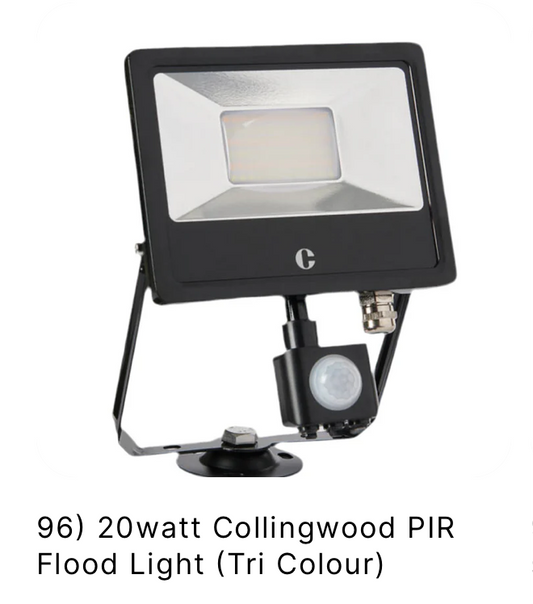 SUPPLY AND INSTALL NEW 20Watt MOTION SENSOR FLOODLIGHT