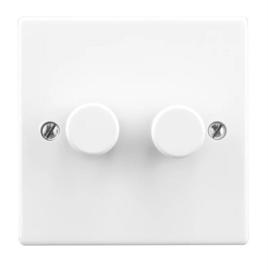 Replace 2Gang White Led Dimmer Switch (No Hidden Fees - Price includes Parts, Labour and Tax included)